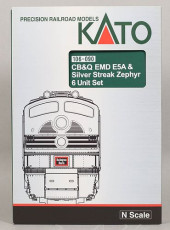 KATO CB&AMP;Q EMD E5A&AMP;SILV
