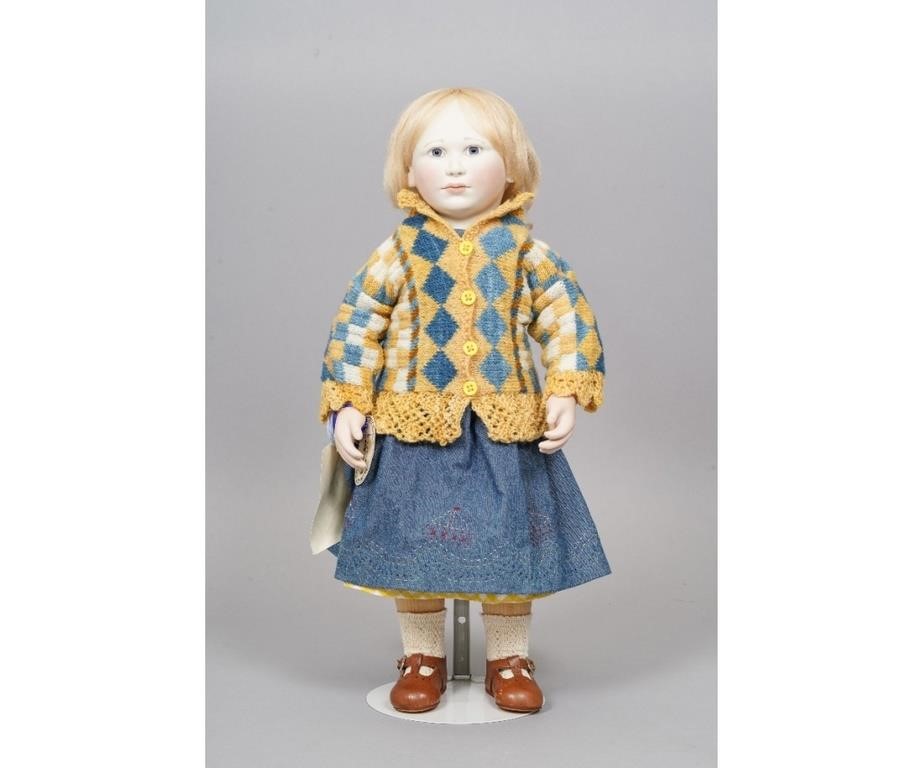 "Katy 22" art doll by Lynne &