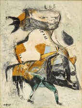 KAUFMAN ABSTRACT OIL PAINTINGA