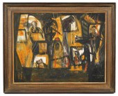 KAUFMAN 'HAUNTED' OIL ON CANVA