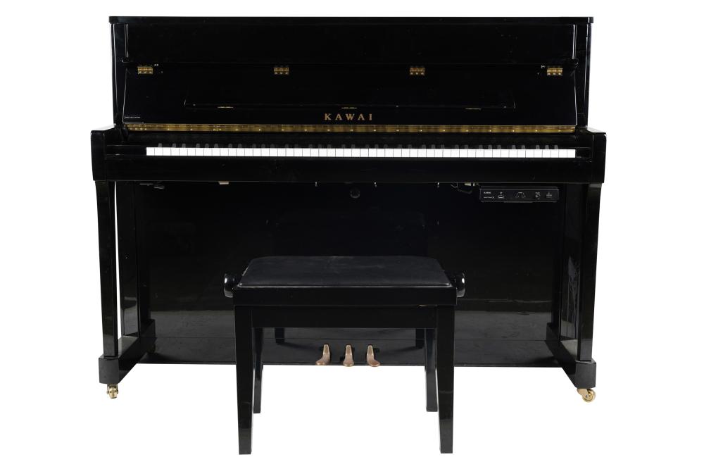 KAWAI UPRIGHT PIANO & BENCH2015,
