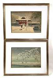 KAWASE HASUI (1883-1957), 2 JA