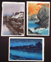 KAWASE HASUI (1883-1957), 3 JA