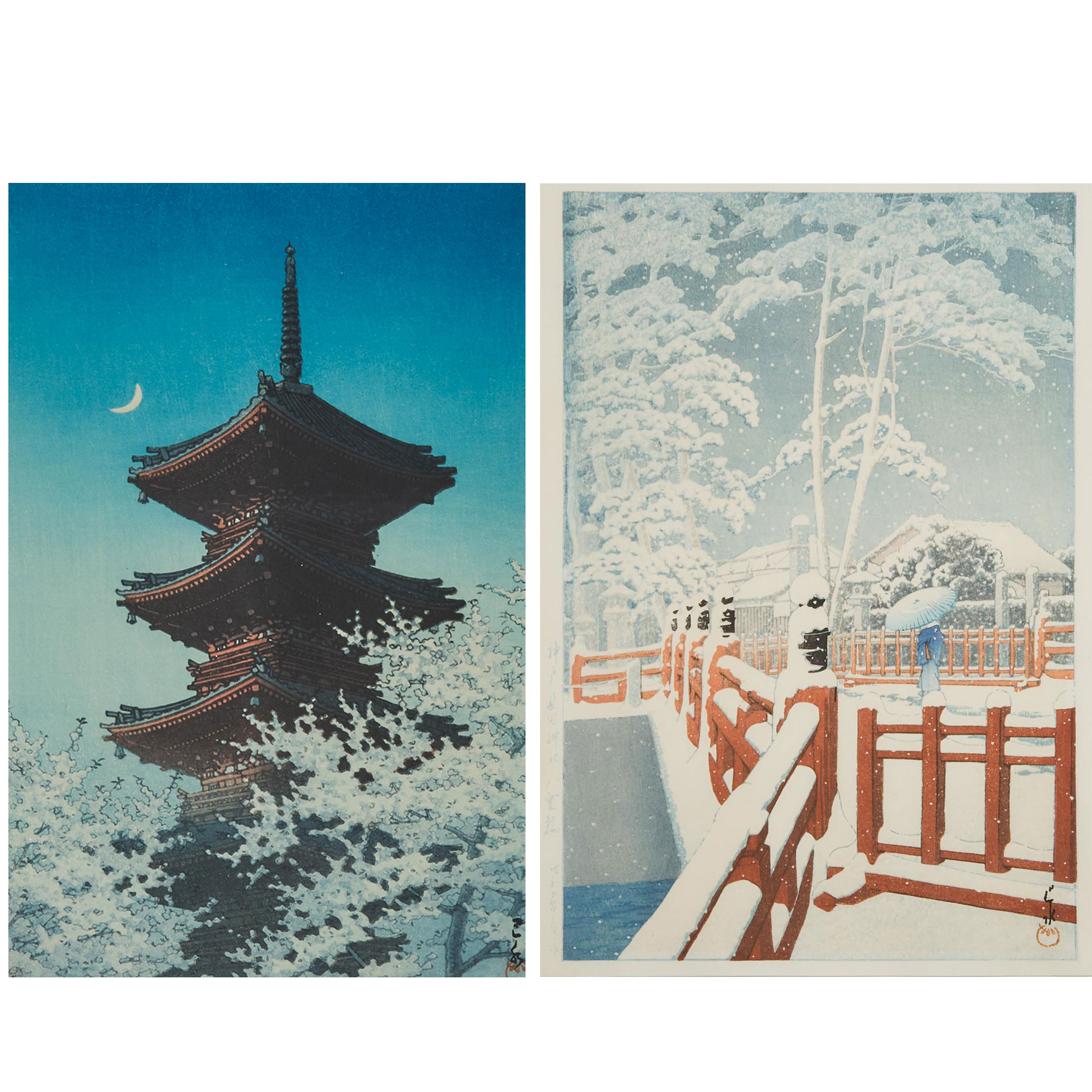 Kawase Hasui (1883-1957), Two