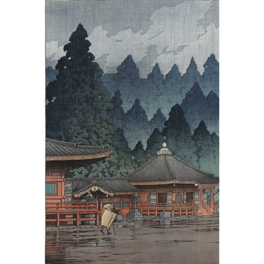 KAWASE HASUI - FUTATSUDO AT NIKKO