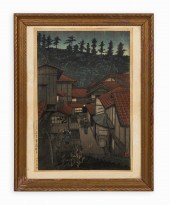 KAWASE HASUI JAPANESE WOODBLOC