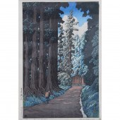 KAWASE HASUI - NIKKO ROAD Kawa