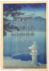 KAWASE HASUI - STARLIT NIGHT M