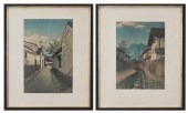 KAWASE HASUI TWO WOODCUTSKAWAS
