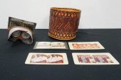 KAWIN STEREO CARD VIEWER AND A