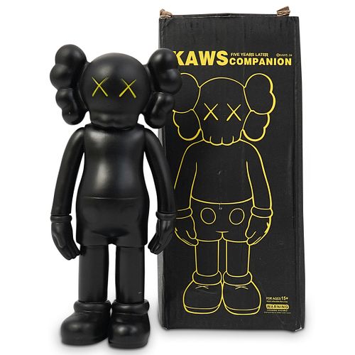 KAWS STYLE BLACK VINYL COMPANION