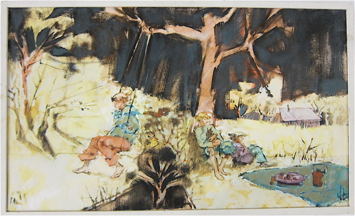 KAY BUCKNER OIL ON CANVAS (Oregon