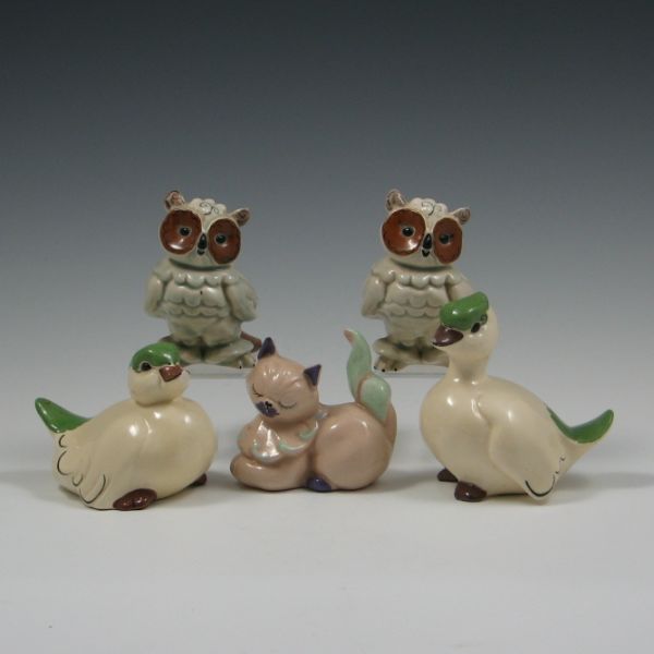 Kay Finch Five (5) Piece Figurine