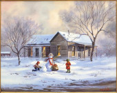 KAY WALTON (TX, 20TH C.) WINTE