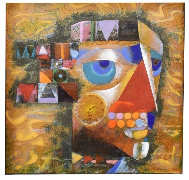 KAY WHITCOMB (1921-2015) ENAMEL
