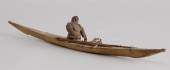 KAYAK MODEL Sealskin covered m