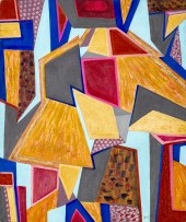 KAYO LENNAR "CITY" OIL ON CANV