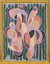 KAYO LENNAR "FISH" OIL ON CANV