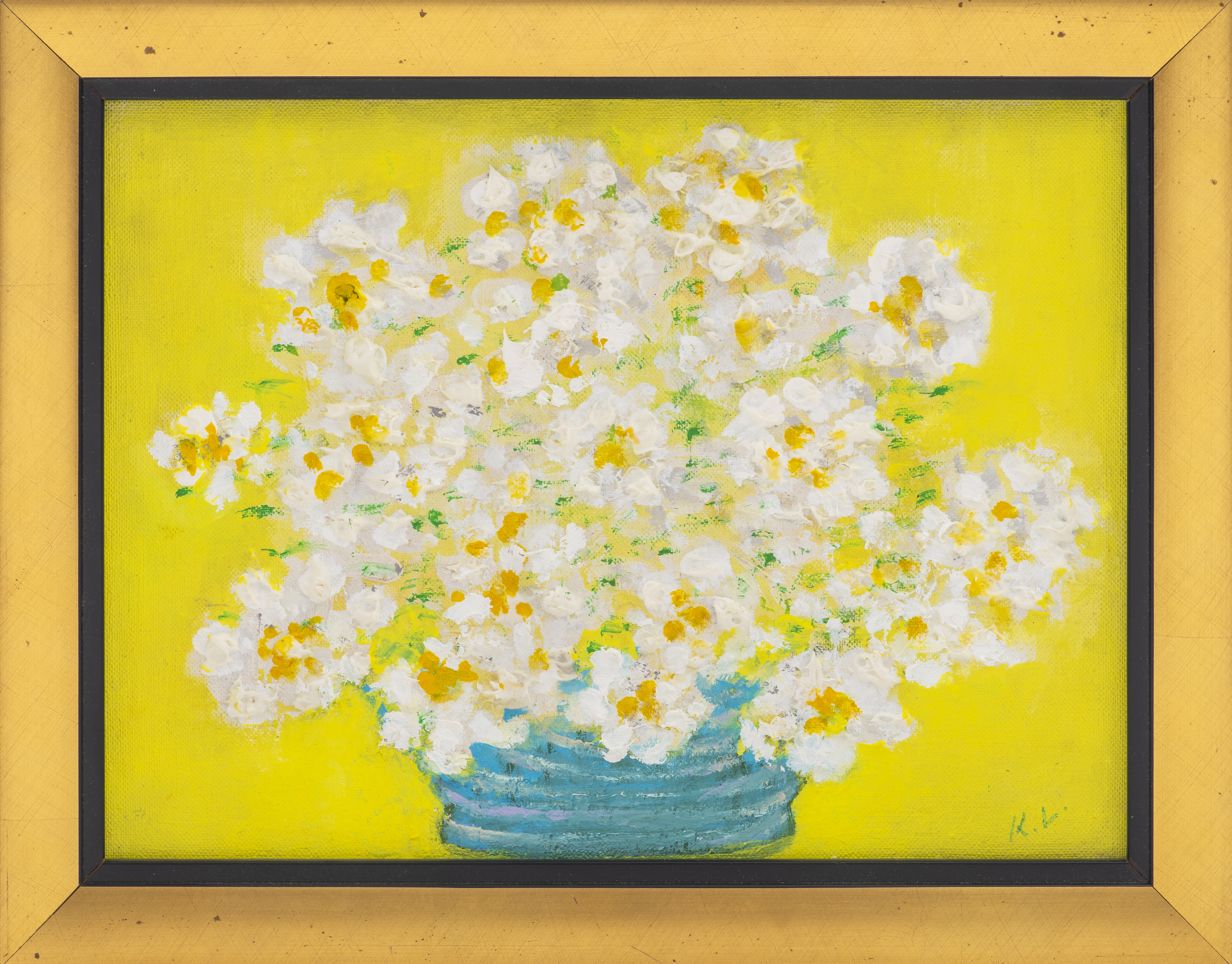 KAYO LENNAR FLOWER STILL LIFE OIL