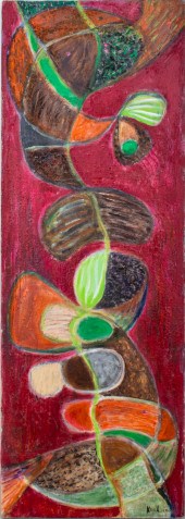 KAYO LENNAR "JUNGLE II" OIL ON