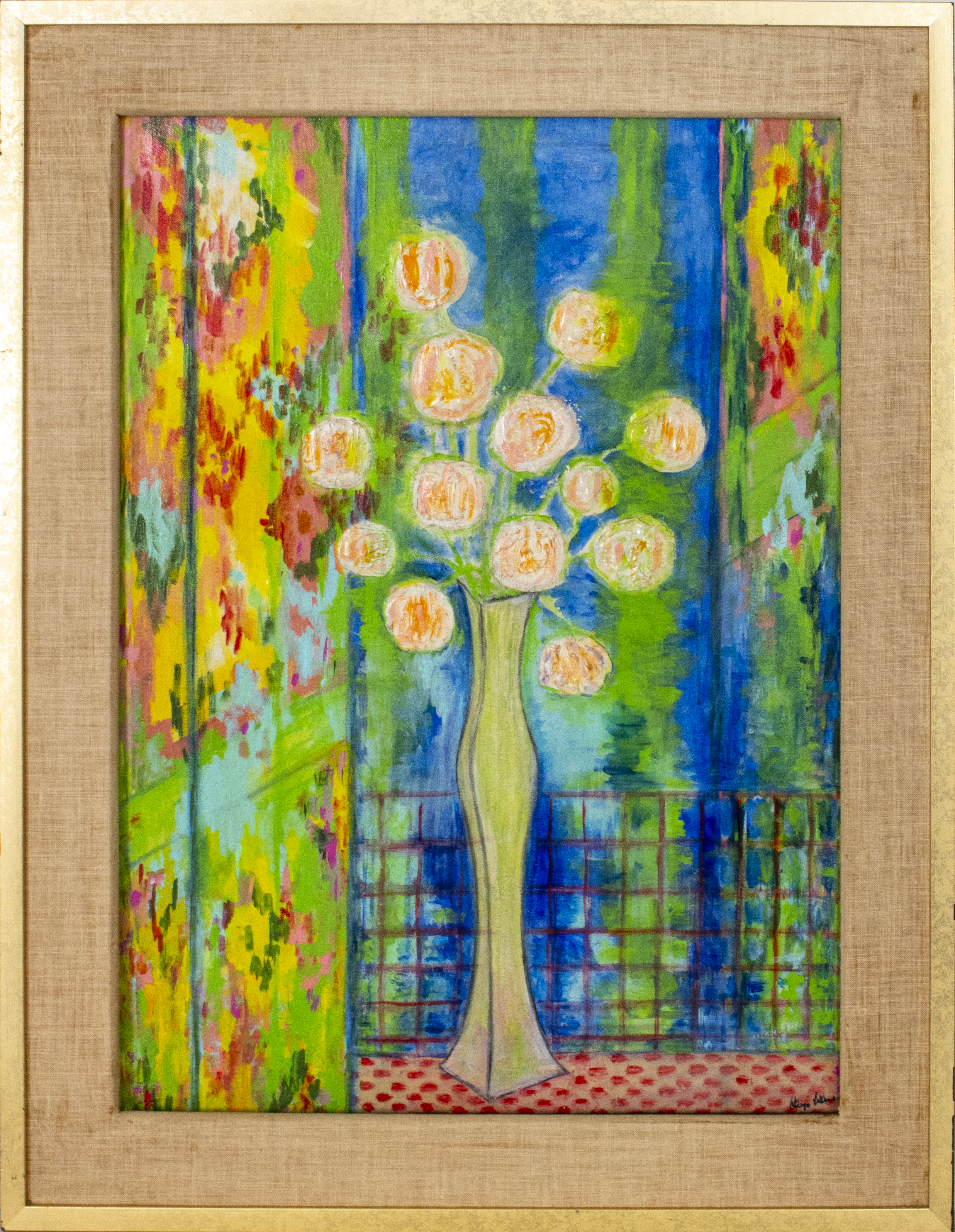 KAYO LENNAR "JUST 13" OIL ON CANVAS