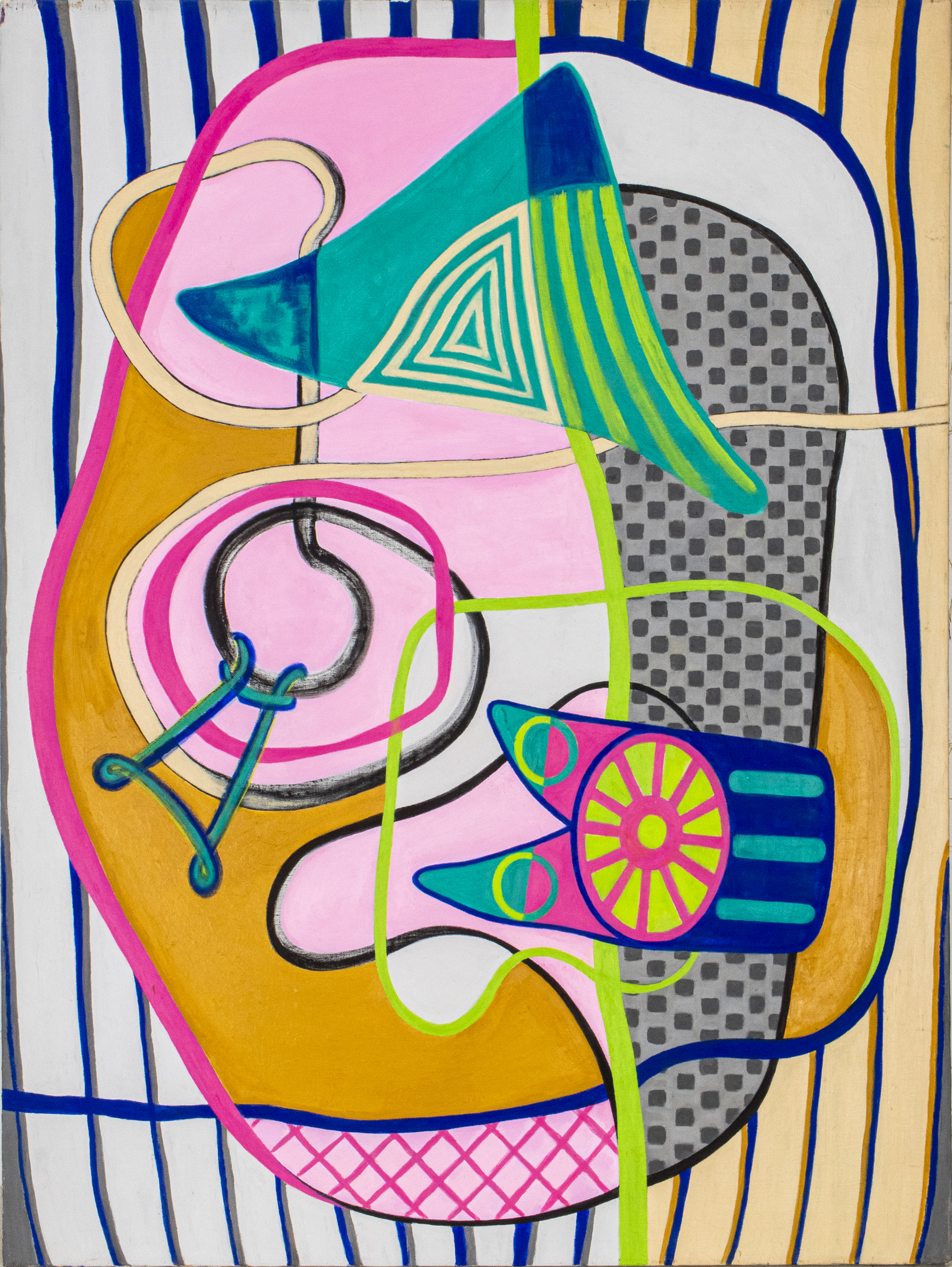 KAYO LENNAR MODERN ABSTRACT ACRYLIC