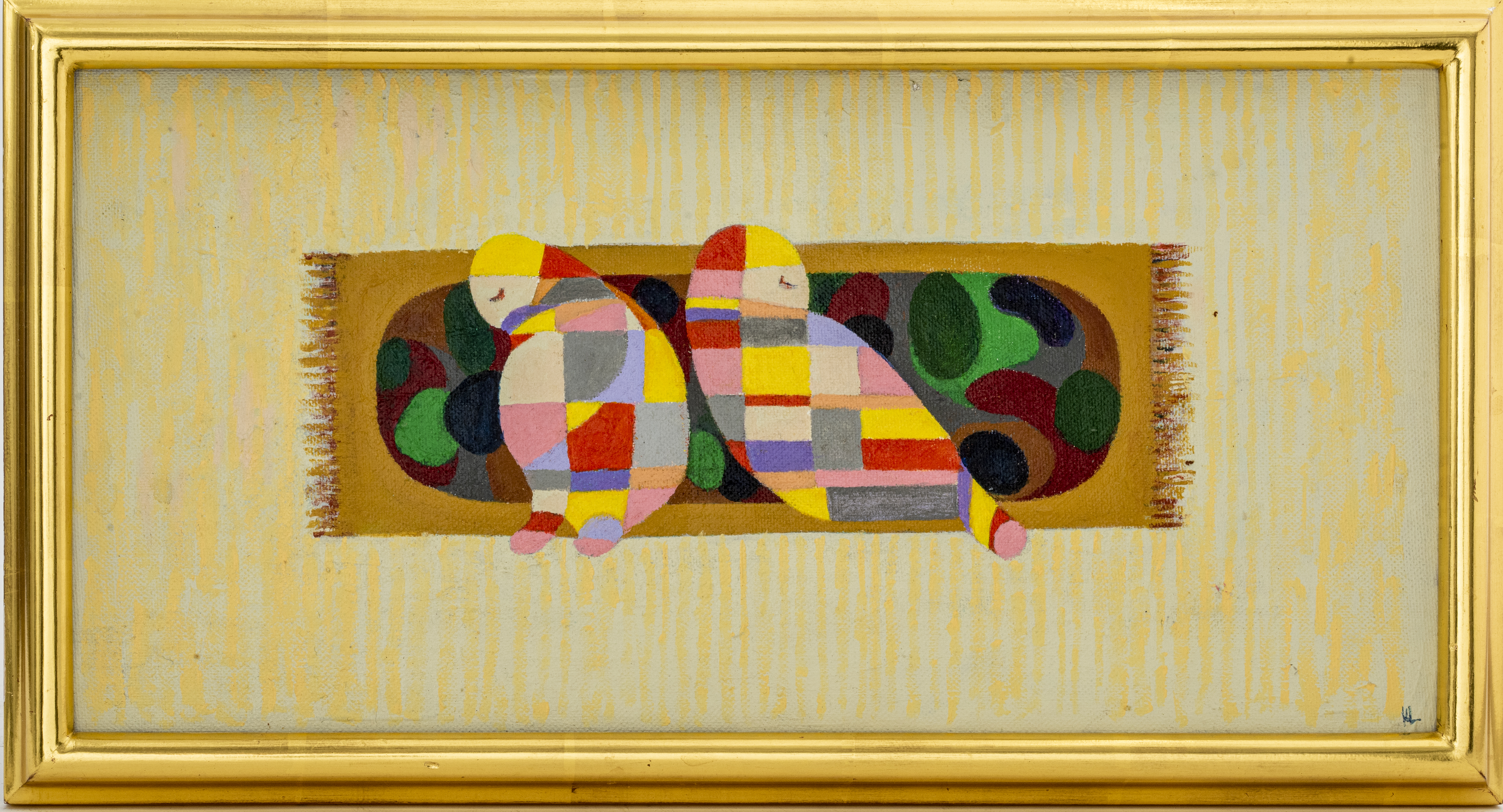 KAYO LENNAR "PETIT TAPIS #1" OIL ON