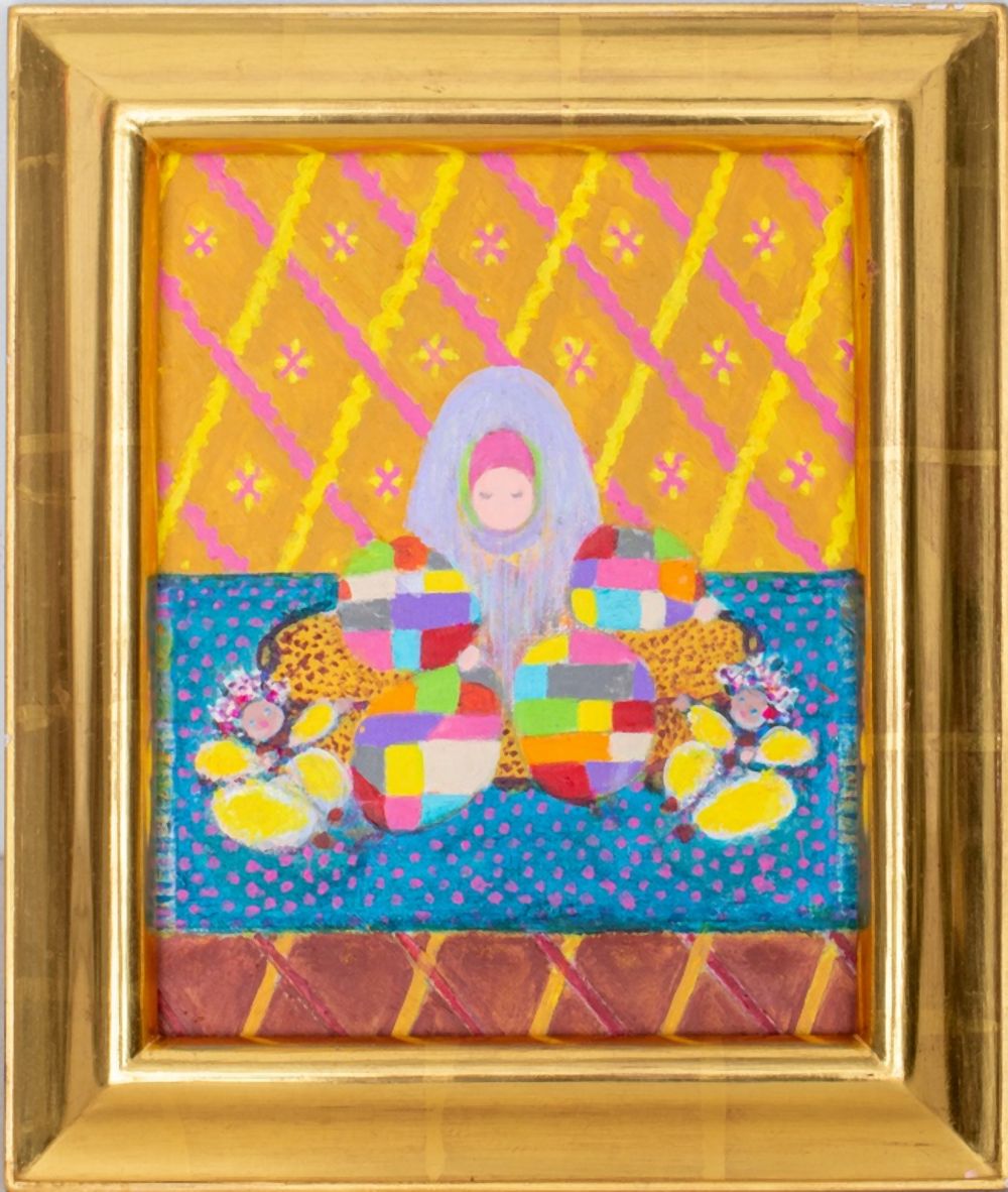 KAYO LENNAR "PETIT TAPIS #6" OIL ON