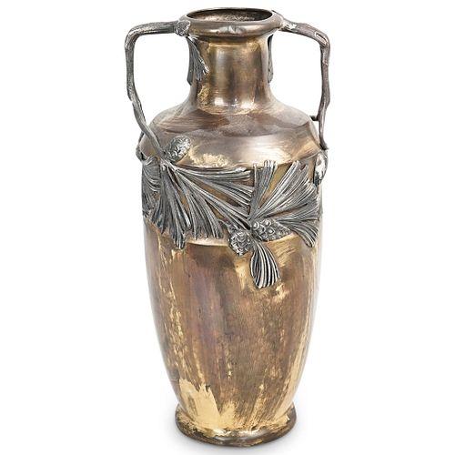 KAYSER ART NOUVEAU SILVERED BRASS