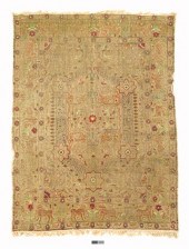 Kayseri silk and metal thread