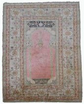 Kayseri silk prayer rug    cen