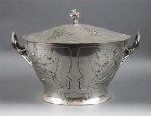 Kayserzinn Art Deco pewter cov