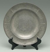 Kayserzinn pewter charger, bor