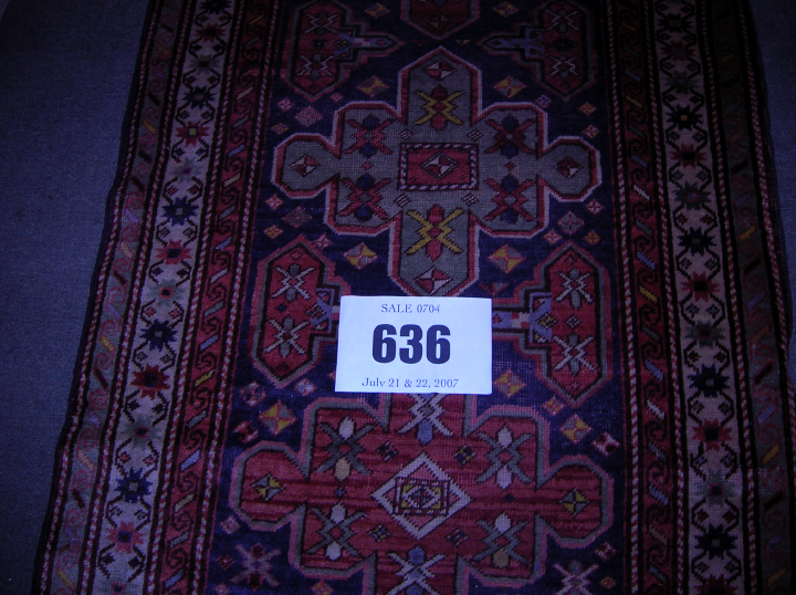 Kazak Carpet,  3' 5" x 5' 11".