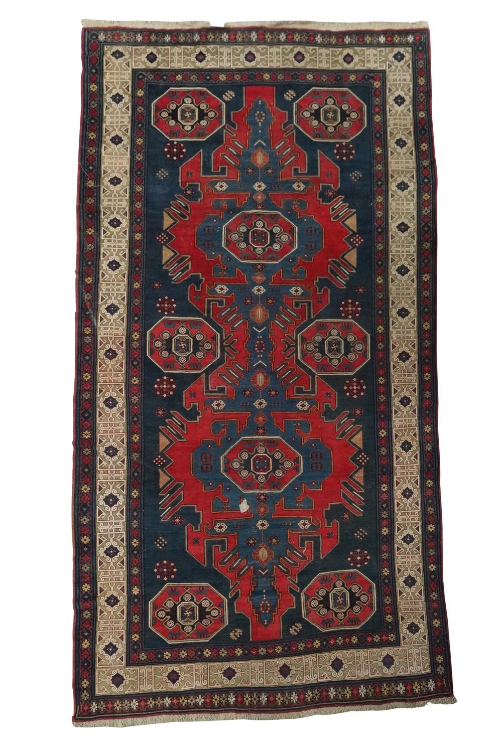 KAZAK CARPETCondition: with wear to