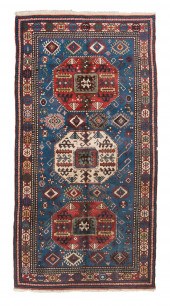 KAZAK DESIGN RUG: 4’10” X 9’7”