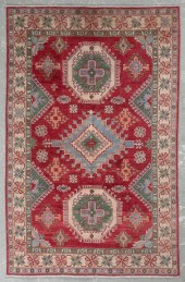 KAZAK DESIGN RUG: 6'2" X 9'8"