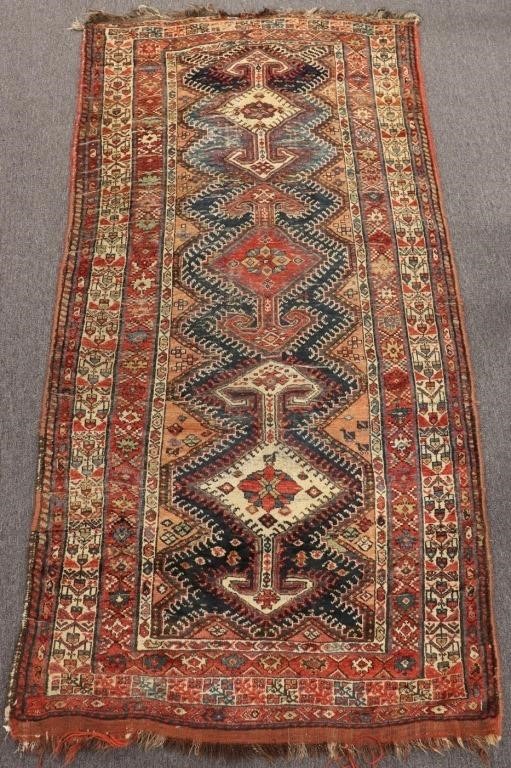 Kazak hall runner, 8'9" x 4'6"