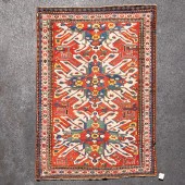 KAZAK HANDWOVEN WOOL CARPET, 4
