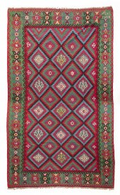 KAZAK KILIM RUG. Early 20th ce