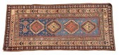 KAZAK ORIENTAL AREA RUG 19TH C
