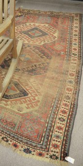 KAZAK ORIENTAL RUG, 4' 5" X 7'