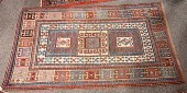 KAZAK ORIENTAL THROW RUG 19TH