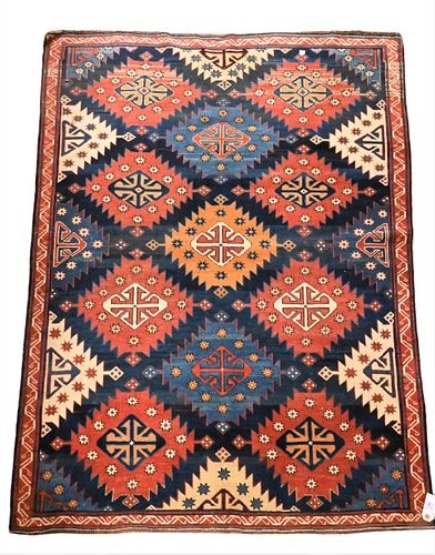 KAZAK ORIENTAL THROW RUGKazak