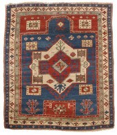 KAZAK PRAYER RUGcirca 1900, bl