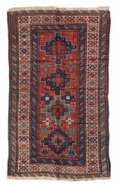 KAZAK RUG: 3’10” X 6’6” LATE 1