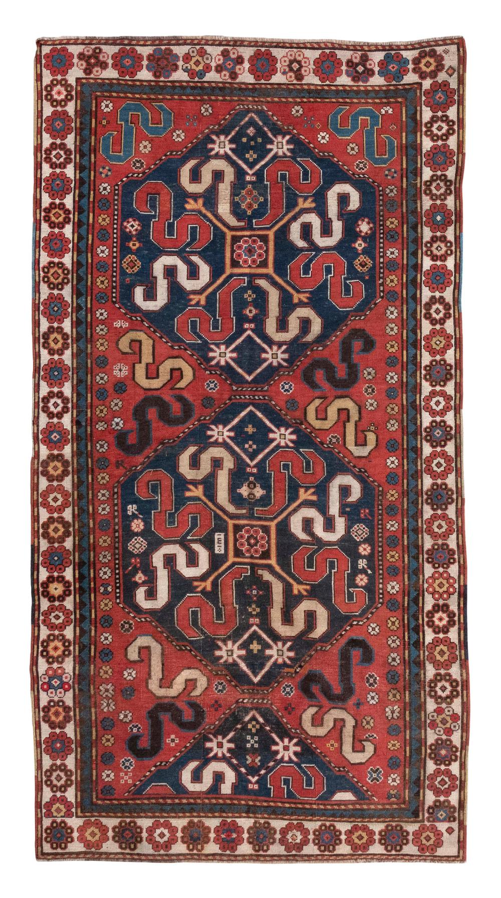 KAZAK RUG: 4’5” X 8’3” FIRST