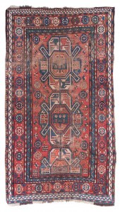 KAZAK RUG: 4’6” X 7’9” FIRST O