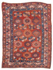 KAZAK RUG: 5'3" X 7'6" CIRCA 1