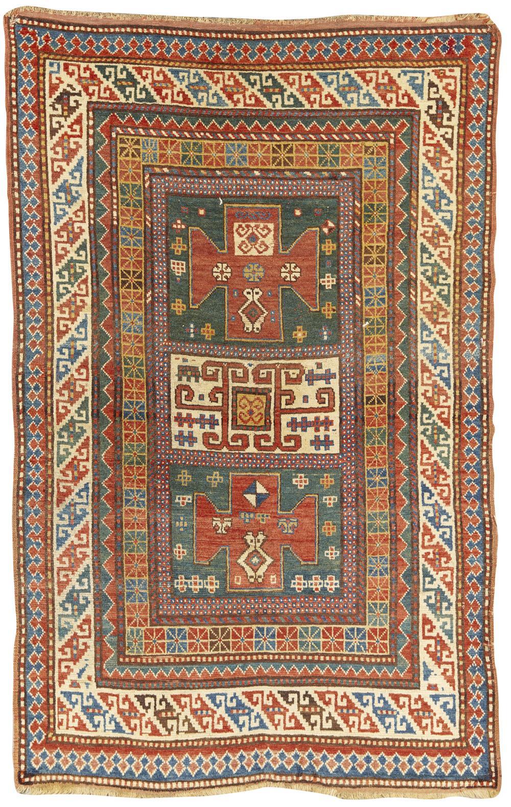 KAZAK RUG, CAUCASUS, CA. 1900; 6